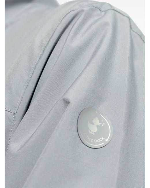 Save The Duck Blue Finlay Logo-appliqué Jacket for men