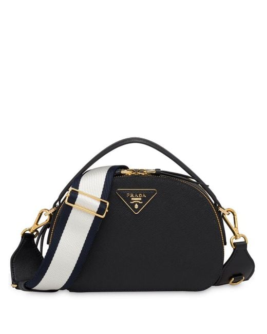 Prada Adjustable Striped Shoulder Strap in Blue Lyst Canada