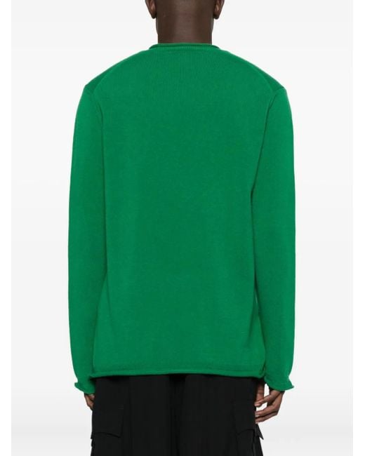 メンズ Comme des Garçons ラウンドネック セーター Green