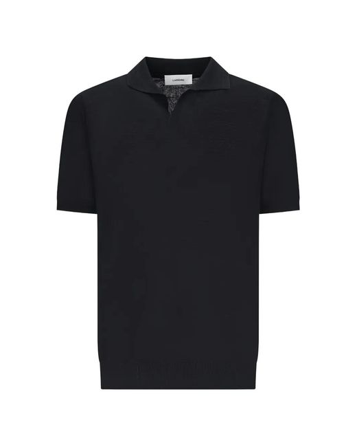 LARDINI ブラック コットン　ショートスリーブポロシャツ Lardini メンズ ブラック ポロシャツの通販はau PAY マーケット - 輸入