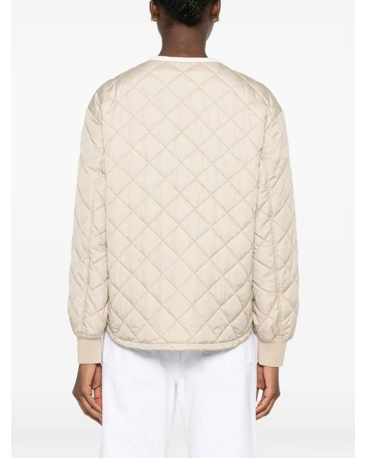 Marc O' Polo Natural Quilted Hooded Jacket