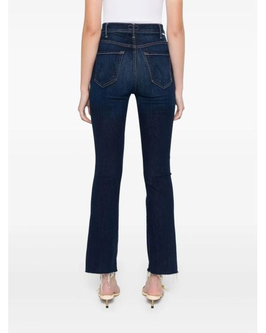 Jean The Hustler Flood À Coupe Droite Mother en coloris Blue