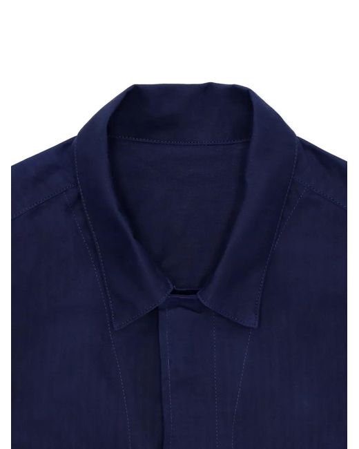 Fortela Blue Mark Patch-Pocket Shirt for men