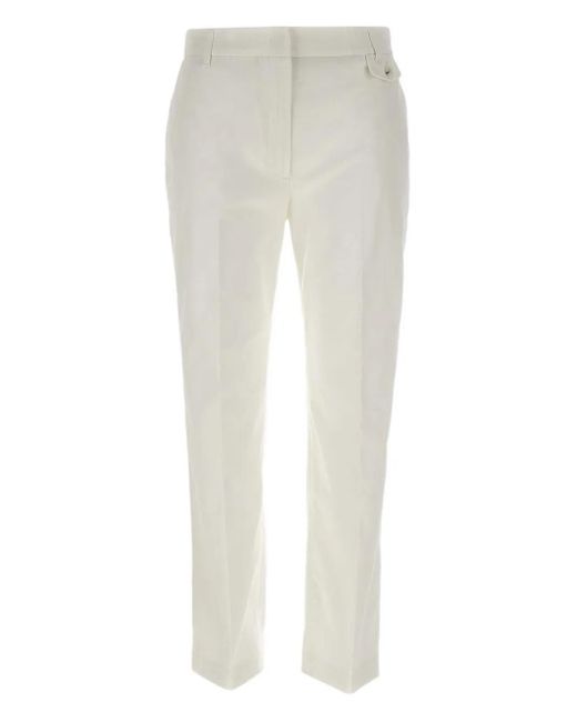 Liu Jo White Gabardine Trousers