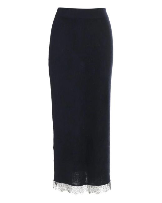 arch4 Blue Elasticated Lace Skirt