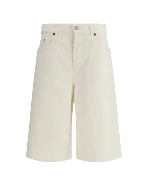 Haikure White New Becky High-Waist Shorts