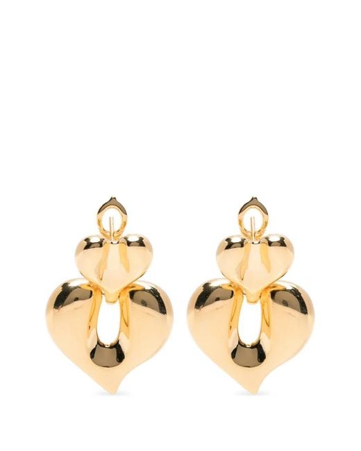 Missoma Metallic Molten Heart Earrings