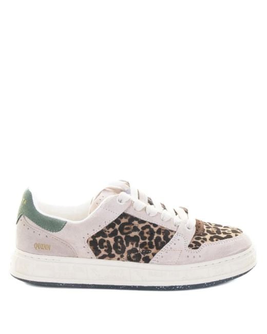 Premiata White Quinnd Spotted Sneakers