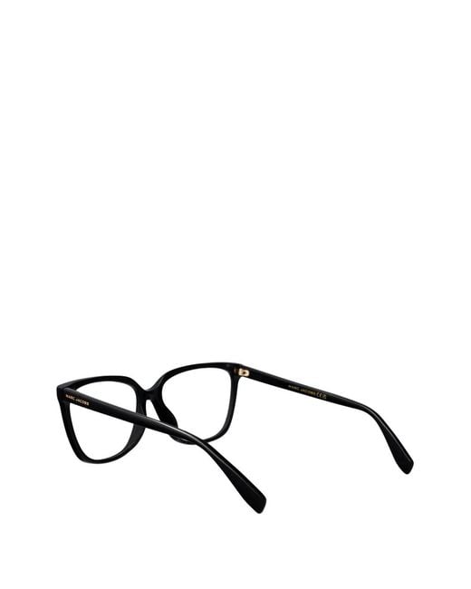 Marc Jacobs Black Brille Mit Eckigem Gestell