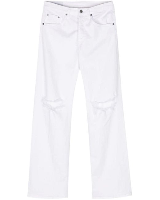 Jeans Jacklyn dritti di Dondup in White