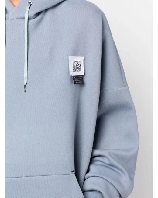Fumito Ganryu Blue 2Way Pullover Hoodie for men