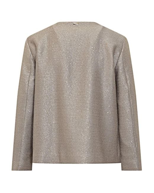 Herno Brown Sequinned Jacket