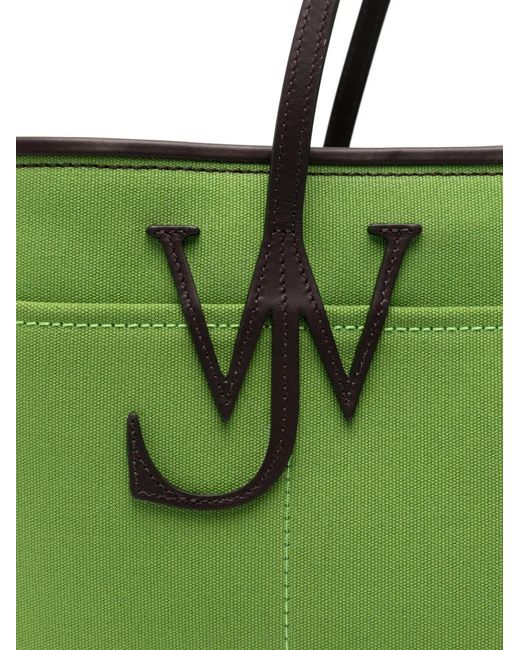 J.W. Anderson Green Logo Tote Bag