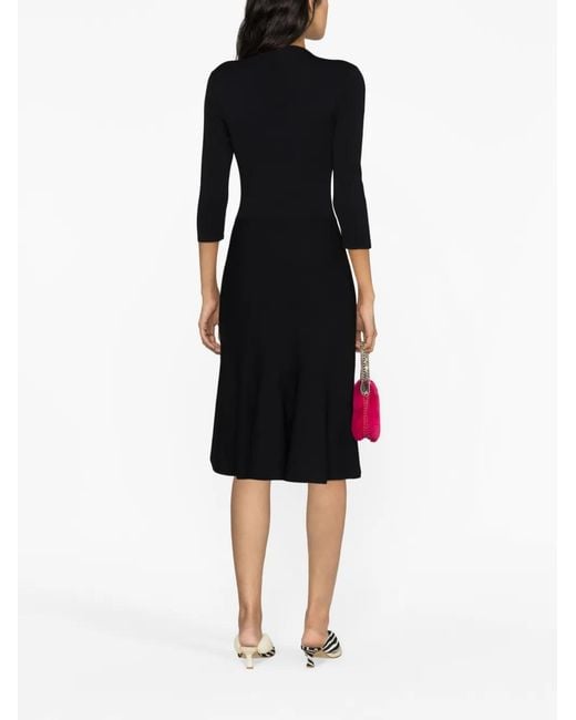 Stella McCartney Black Dress With Logo