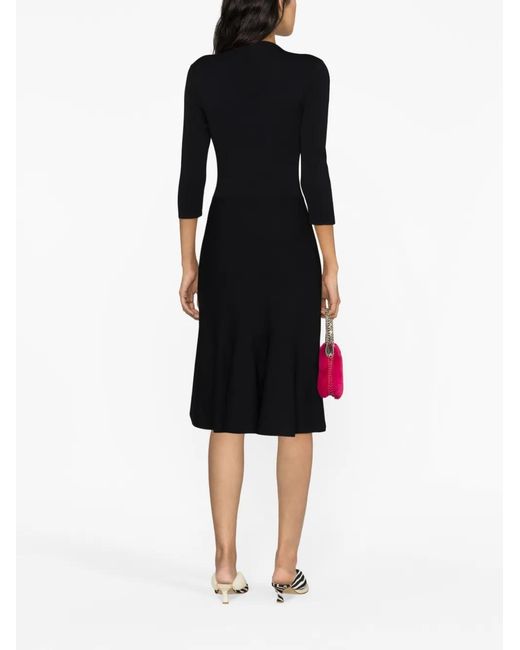 Stella McCartney Black Dress With Logo