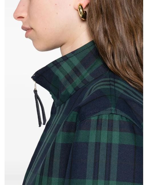 Giacca Tartan di Sandro in Green