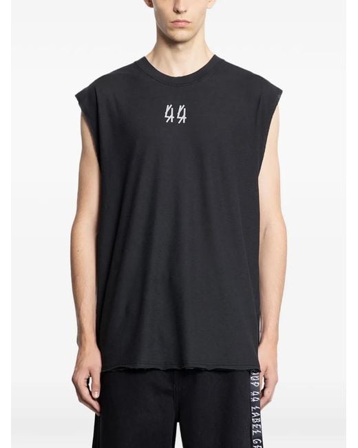 44 Label Group Black Graff Jersey Sleeveless Top