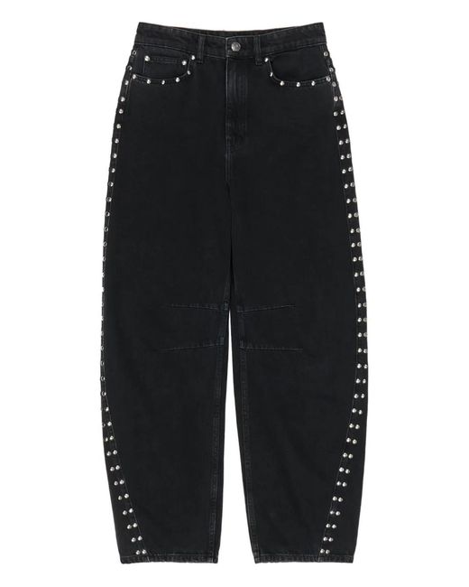 Bimba Y Lola Black Studded Trousers