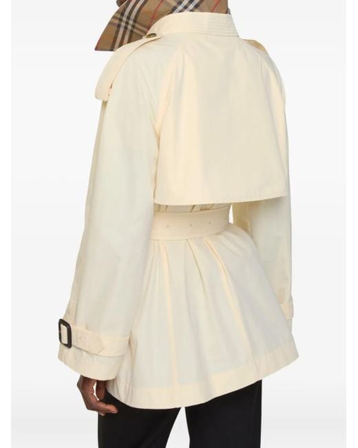 Trench Ceinturé Fitzrovia À Boutonnière Croisée Burberry en coloris Natural