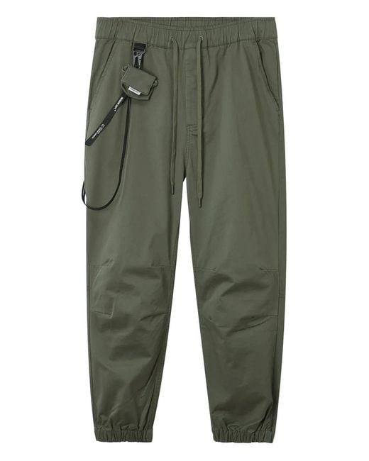 Musium Div. Green Cargo Tapered Trousers for men