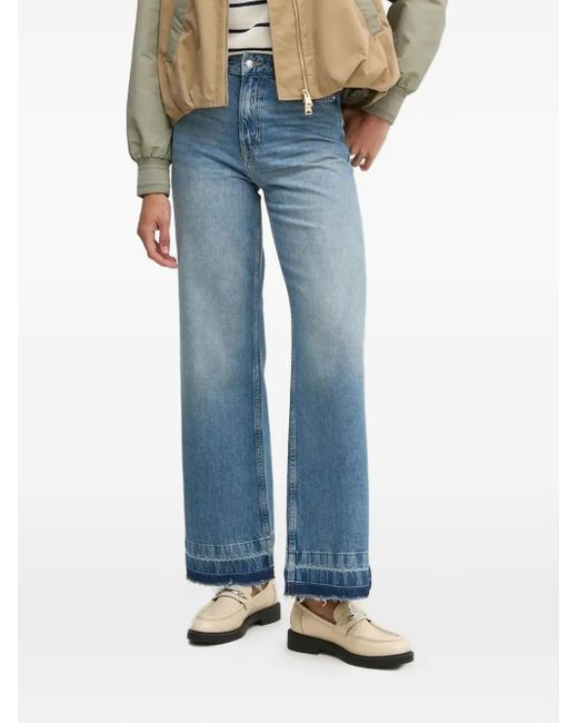 Joop! Blue Frayed-Hem Jeans