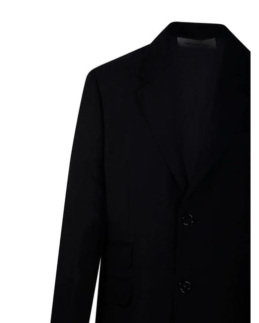 AMI Black Single-Breasted Blazer for men