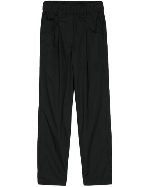 Pantalon court à taille élastique Brunello Cucinelli en coloris Black