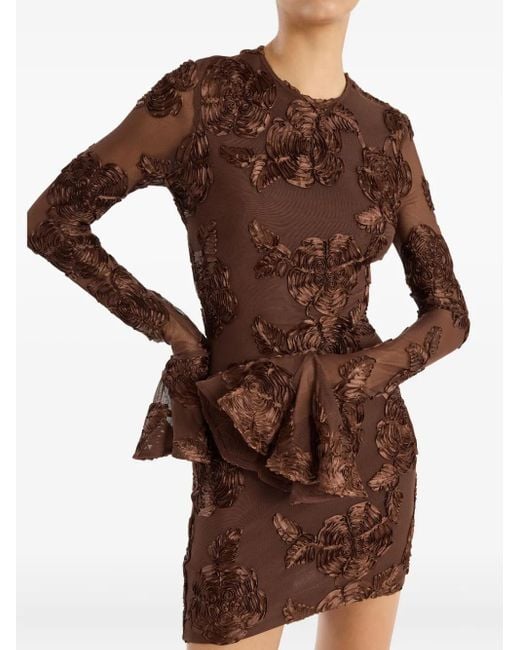 Abito Corto di ROTATE BIRGER CHRISTENSEN in Brown