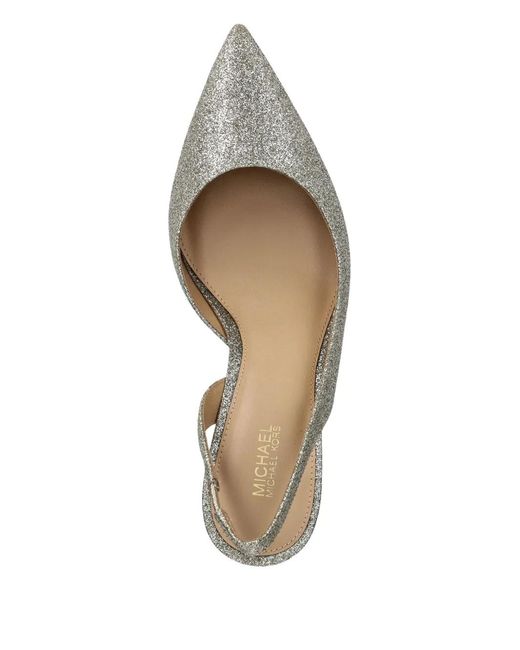 MICHAEL Michael Kors Metallic 75Mm Glitter-Detailing Pumps