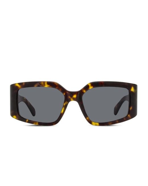 Ferragamo Eyewear Black Tortoiseshell Sunglasses