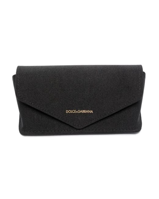 Dolce & Gabbana Gray Logo-Plaque Rectangle-Frame Sunglasses