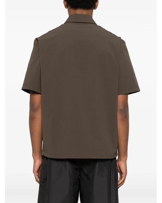 Moncler Multicolor Polyamide Polo Shirt for men