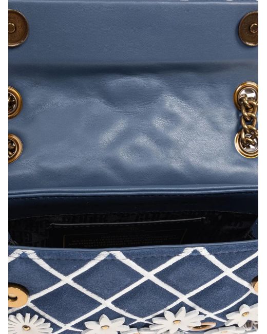 Kurt Geiger Kensington フローラル ショルダーバッグ S Blue
