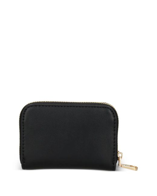 Calvin Klein Black Embossed-Logo Wallet