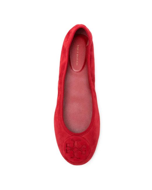 Tory Burch レディース レッド Reva フラットシューズ 【公式通販】