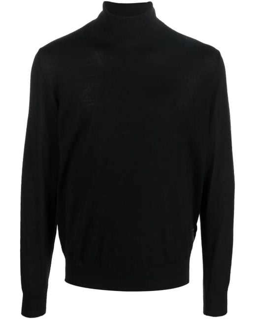 メンズ DSquared² ディースクエアード タートルネック セーター Black