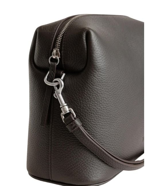 Yu Mei Black Sac Porté Épaule Ch'Lita En Cuir