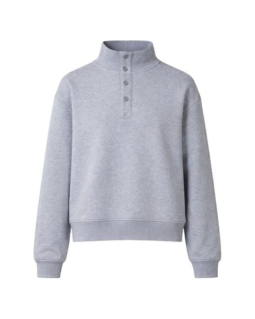 Entire studios Blue Pull En Coton À Col Boutonné Port for men
