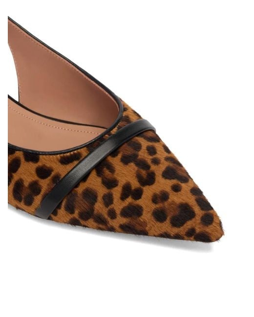 Malone Souliers Brown Suede Jama Slingback Flats
