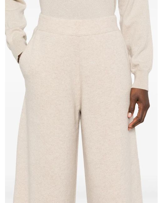 Max Mara Gebreide Shorts in het Natural