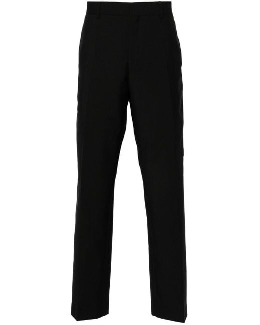 Paul Smith Black Mohair-blend Tailored Trousers for men