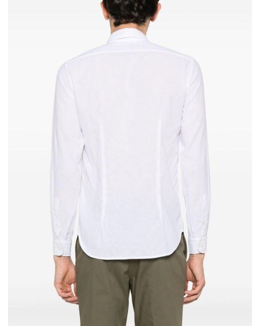 Manuel Ritz White Long-sleeved Shirt for men