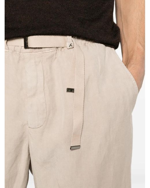 Myths Natural Belted Elasticated Shorts for men