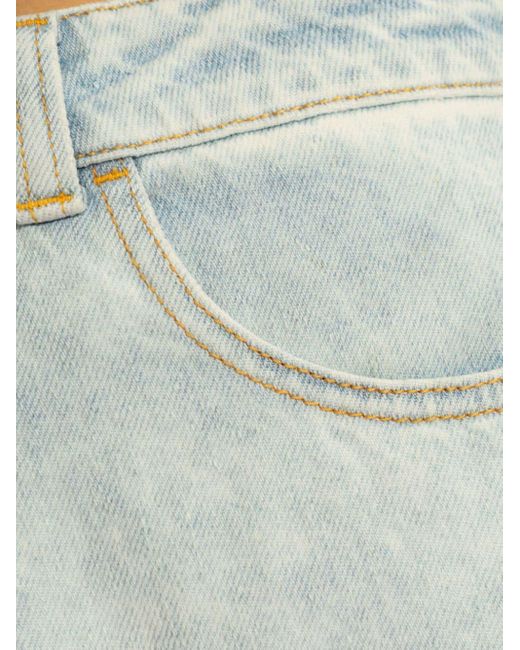 Emporio Armani High Waist Jeans Met Wijde Pijpen in het White