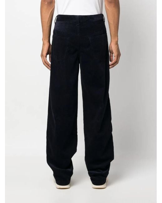 Isabel Marant Black Jorje Corduroy Trousers for men