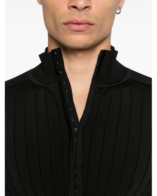 Maglione A Collo Alto di Mugler in Black da Uomo