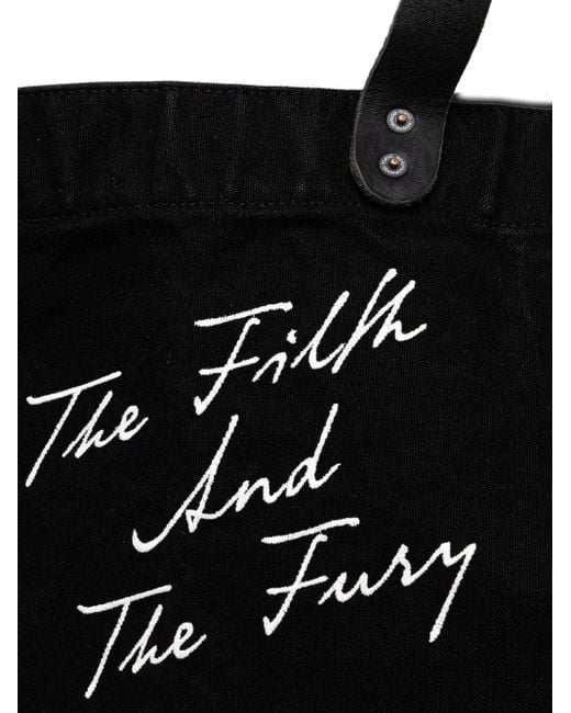 Neighborhood Canvas-Tote Bag Mit Lederhenkel in Black für Herren