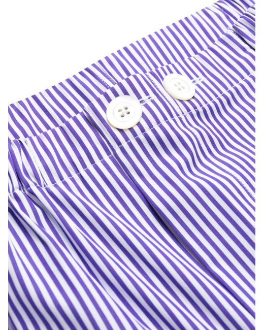 メンズ Ralph Lauren Purple Label ロゴ パジャマ Purple