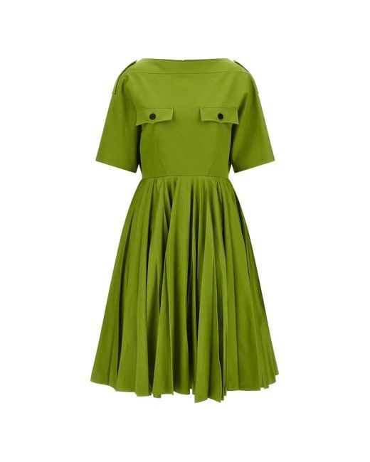 Prada Green Chino Dress