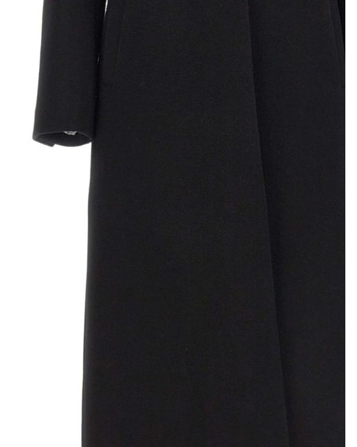 Marella Black Pavido Single-Button Coat